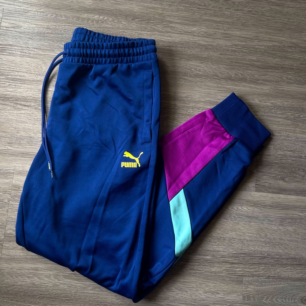 PUMA Iconic MCS Track Pants PT Elektro Blue Mens